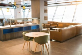 Alaska Airlines' JFK lounge with ‘West Coast vibe’