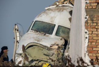 A survivor of the Kazakhstan plane crash that killed at least 12 said the aircraft was crushed 'like a tin can'