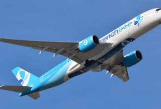 Flying low-cost carrier French Bee from Newark to Paris Orly