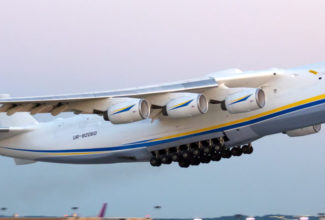 World's biggest airplane 'Antonov An-225 Mriya' takes off from Oakland