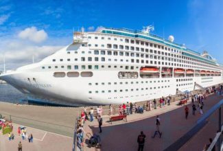 Cruise Ship Met by Angry Protestors While Attempting to Dock