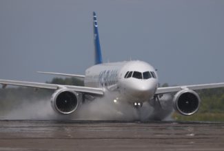 Irkut’s MC-21-300 undergoes engine water testing