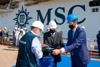 MSC Cruises Celebrates Float-out of MSC Seashore