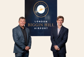 Jota Aviation lands at London Biggin Hill Airport