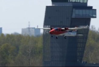 GA traffic at LODZ AIRPORT Central Poland