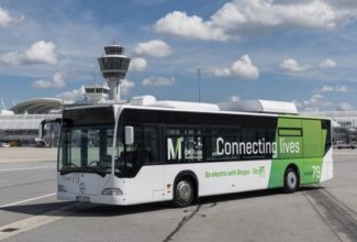 Munich Airport receives innovation award for a passenger bus powered by biogas