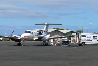 First cargo door equipped Beechcraft King Air 260C to enter air medical service with Air Archipels