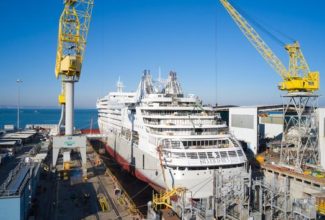 Silversea’s New Silver Dawn Floats Out in Italy