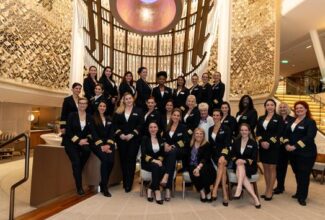 Celebrity’s History-Making All-Female Cruise Ship Team Reunites