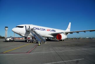 French government and CMA CGM Air Cargo humanitarian charter flight helps Ukraine refugees