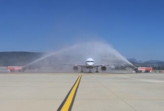 Bodrum welcomes first international flight of the season