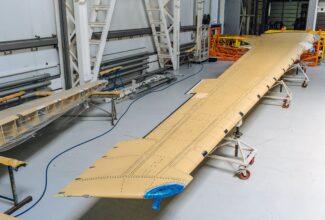 MC-21-300 wing panel, made of Russian composites, delivered to the Irkut Corporation plant