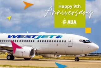 WestJet Celebrates 9 Years of Service To Aruba!