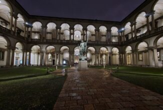 The Pinacoteca Di Brera art collection in Milan