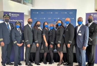 United Commemorates Juneteenth With All-Black Crew