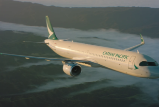 Cathay Pacific receives first A321neo aircraft with linefit Intelsat 2Ku