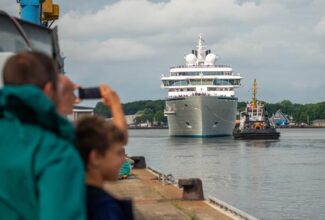 Luxury Expedition Yacht Crystal Endeavor Departs Shipyard