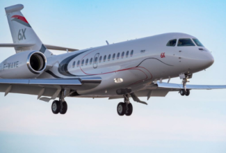 Third Falcon 6X joins test program