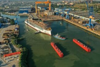 Viking Floats Out Its Second Expedition Ship