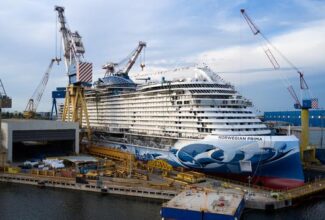 Norwegian Cruise Line Floats Out Newest Ship