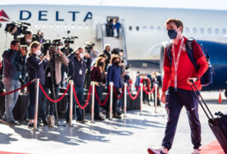 Delta operates Team USA charter to Beijing Winter Olympics