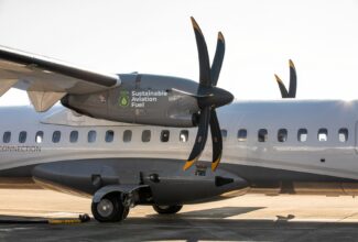 ATR successfully performs test flights with 100% SAF in one engine