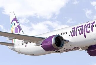 Dominican Republic's Arajet receives its first jet, a Boeing 737-8 Max