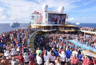 Carnival Ships Meetup at Sea for 50th Birthday