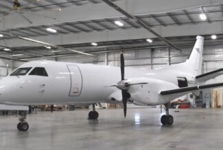 Lessor Jetstream Aviation delivers a Saab 340B(F) cargo converted aircraft