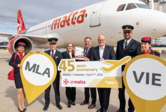 45 years of Air Malta at Vienna Airport: Malta’s home carrier celebrates anniversary on the Vienna route