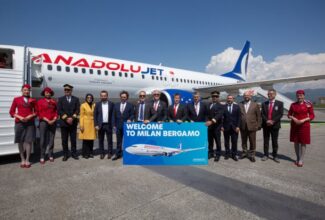 Anadolujet lands at Milan Bergamo