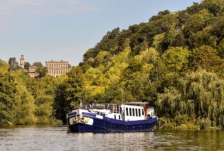 Discover filming locations from Bridgerton, The Crown and Downton Abbey cruising in a luxury barge