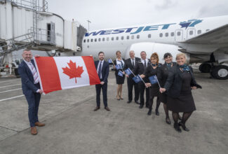 WestJet’s Toronto service touches down at Glasgow Airport