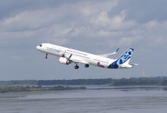 Airbus A321XLR takes off for the first time