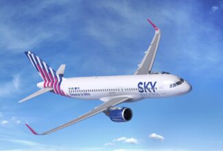 SKY express adds ninth Airbus A320 to its fleet