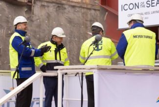 Watch as Giant Sphere Added to Royal Caribbean's Icon of the Seas