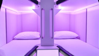 Air New Zealand’s Skynest economy bunk beds