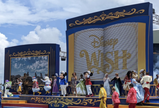 Disney Officially Christens the New Disney Wish Cruise Ship