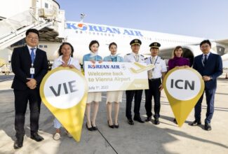 Korean Air resumes passenger flights from Seoul to Vienna