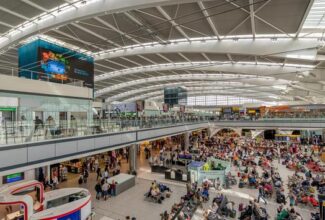 Mountain of Luggage Piling up at Heathrow Airport