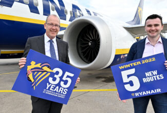 Ryanair celebrates 35 years at Birmingham and announces its winter schedule ’22/23