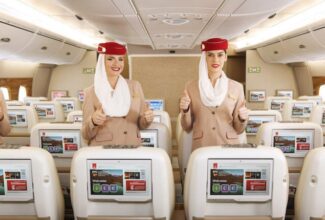 Emirates' inaugural premium economy service touches down in Sydney