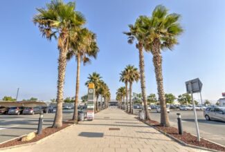 Pafos Airport upgraded airport parking area