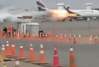 LATAM Airbus A320 collides with fire truck upon takeoff in Peru