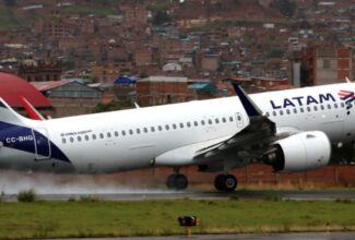 Fire truck hit by plane at Lima airport during a drill