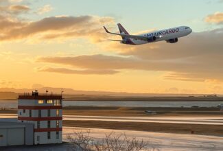 A new 767-300ERF freighter arrives for Icelandair Cargo