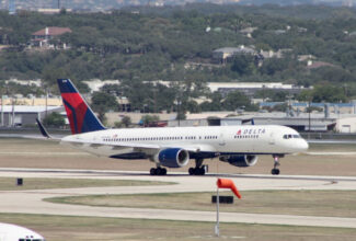 Delta Air Lines aircraft engine catches fire at John Wayne Airport