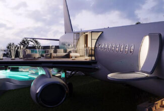 This Boeing 737 was turned into an Incredible cliffside 'Villa'