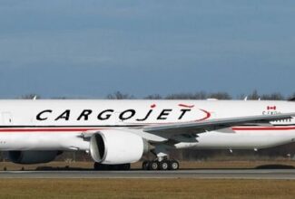 Cargojet Freighter Aircraft Grounded by Severe Hailstorm