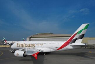 Emirates officially unveils its new livery with a freshly painted Airbus A380